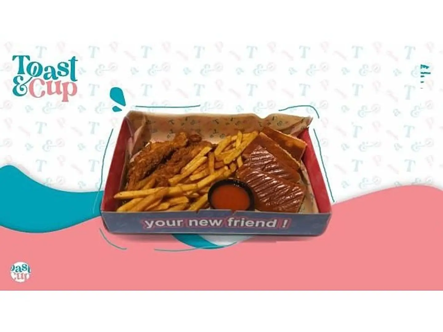 بافلو بوكس مع المشروب