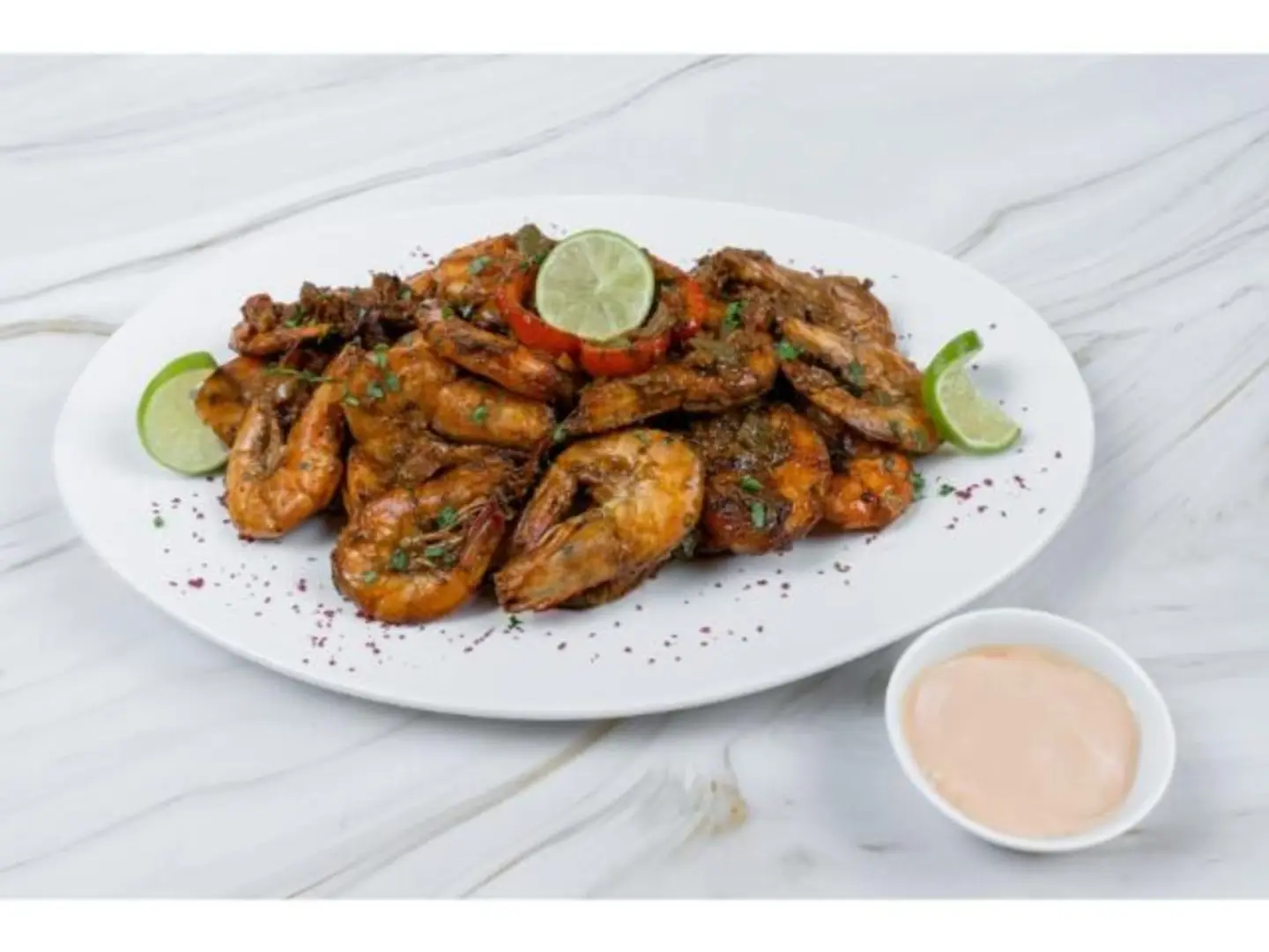 1 كيلو روبيان مشوي حجم كبير10,20