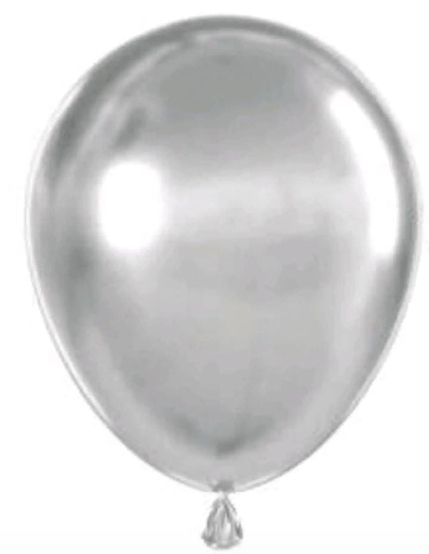 بالون فضي هيليوم