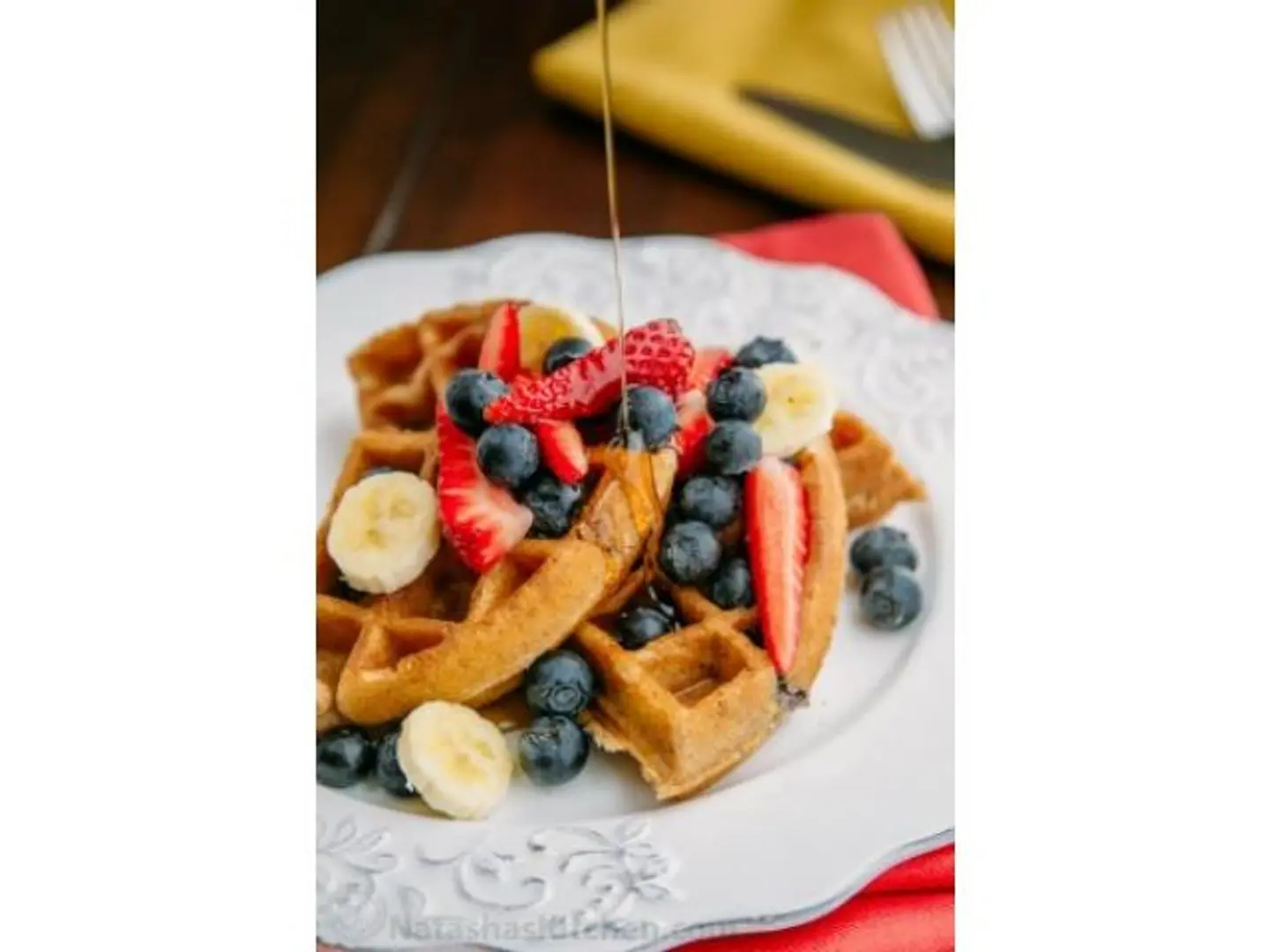 Mixed Fruit Waffle
