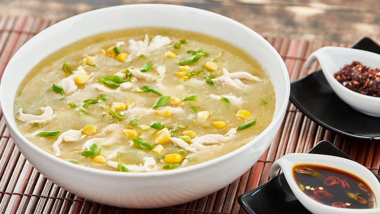 Chicken With Sweet Corn Soup