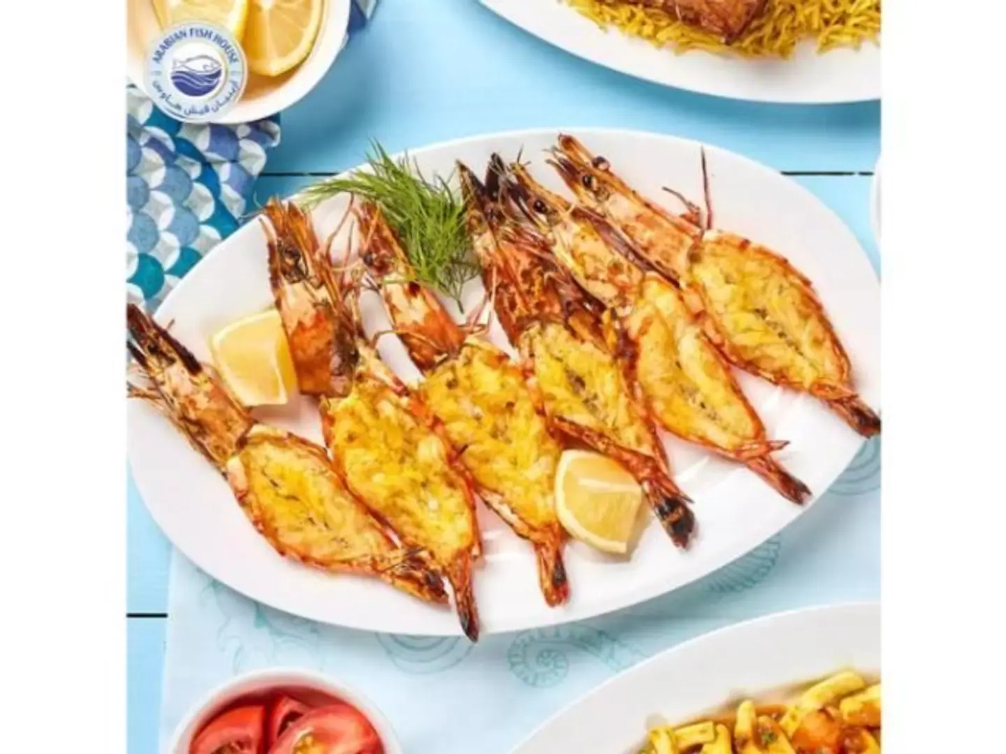 Grilled Seafood Meal
