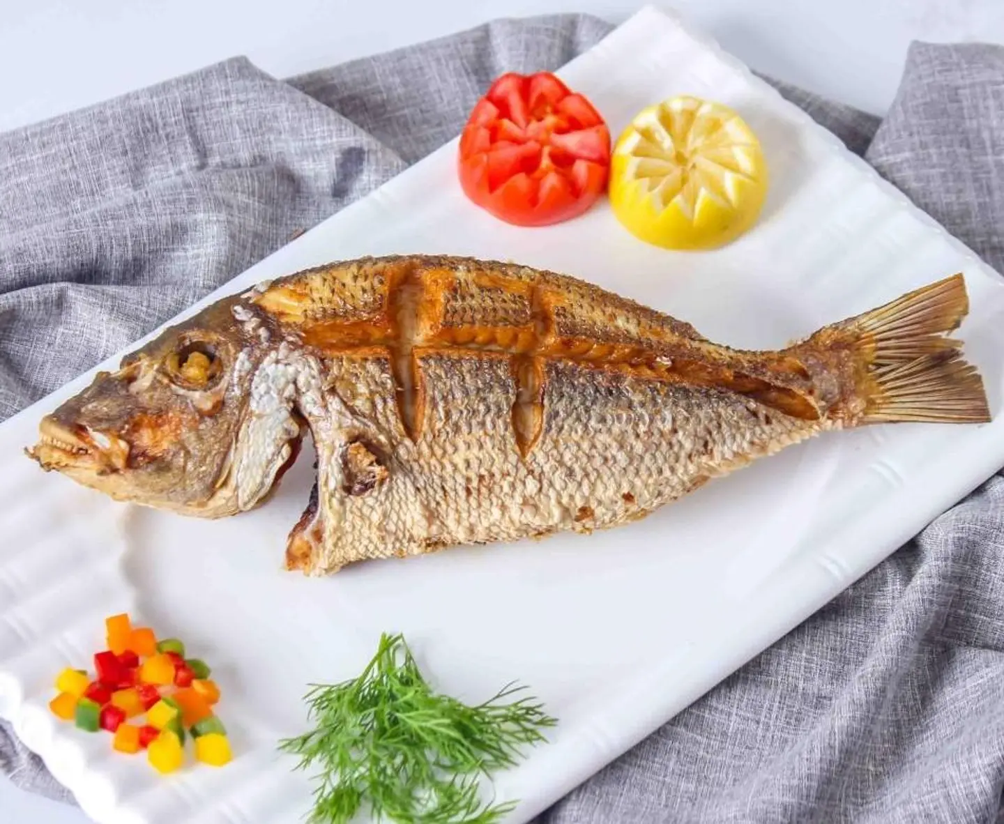 Fried Emperor Fish