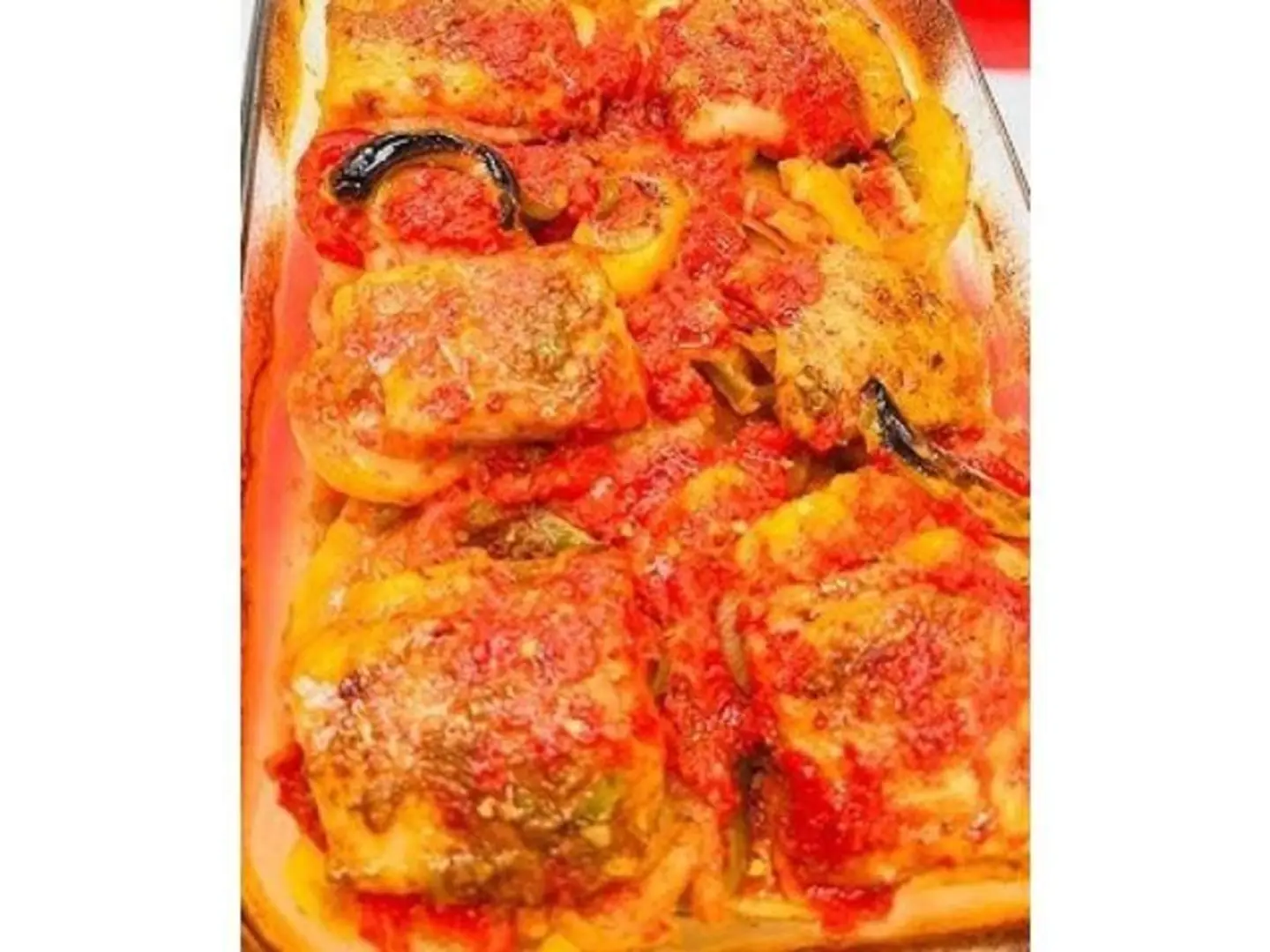 Casserole With Sauce And Potatoes