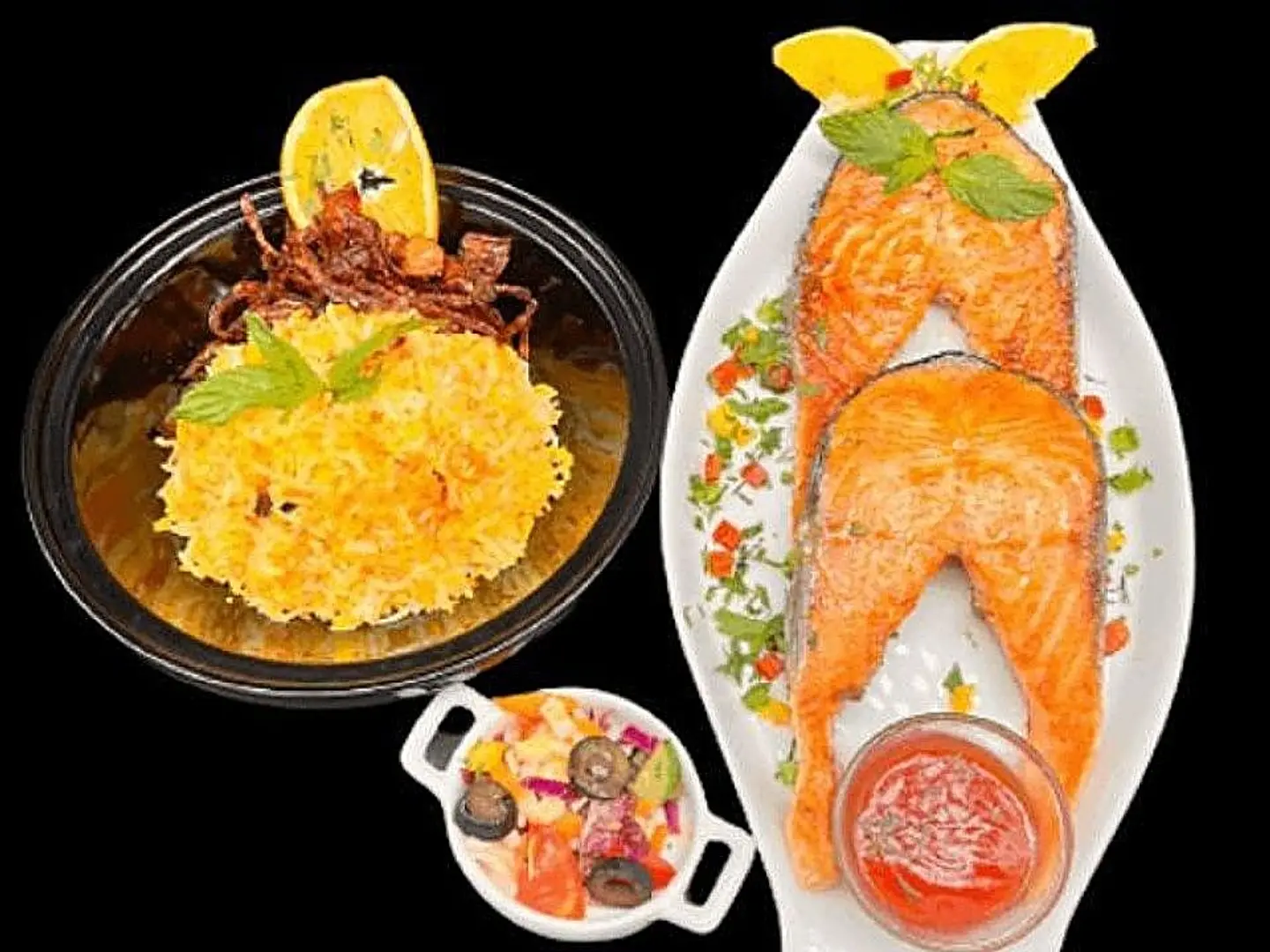 Salmon Steak Meal