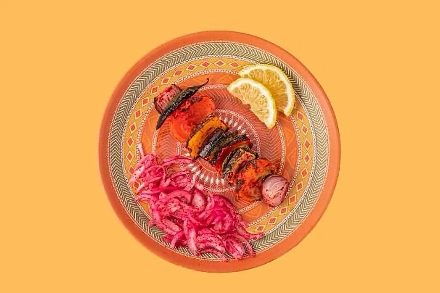 1 Charcoal Veggie Skewer (Vegan)