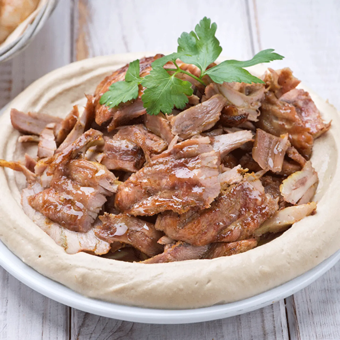 Hummus With Shawarma