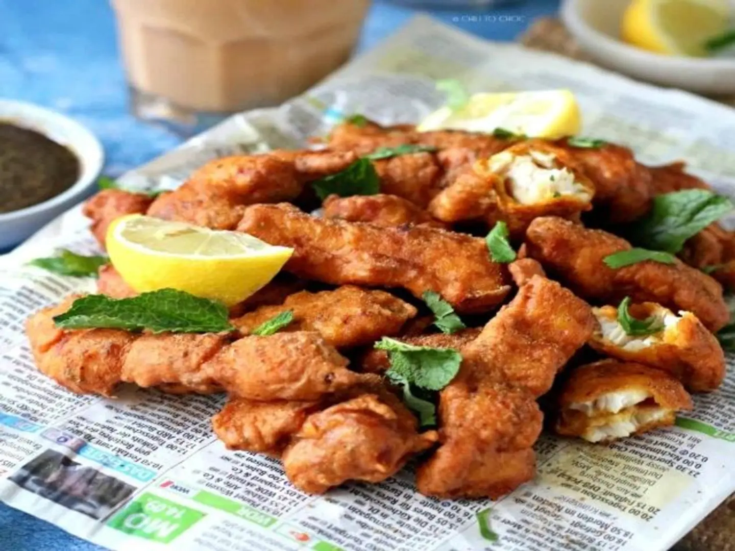 سمك لاهوري مقلي