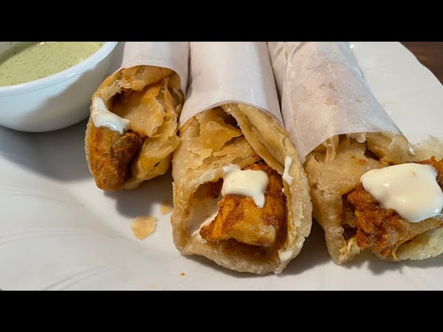 Chicken Garlic Mayo Roll