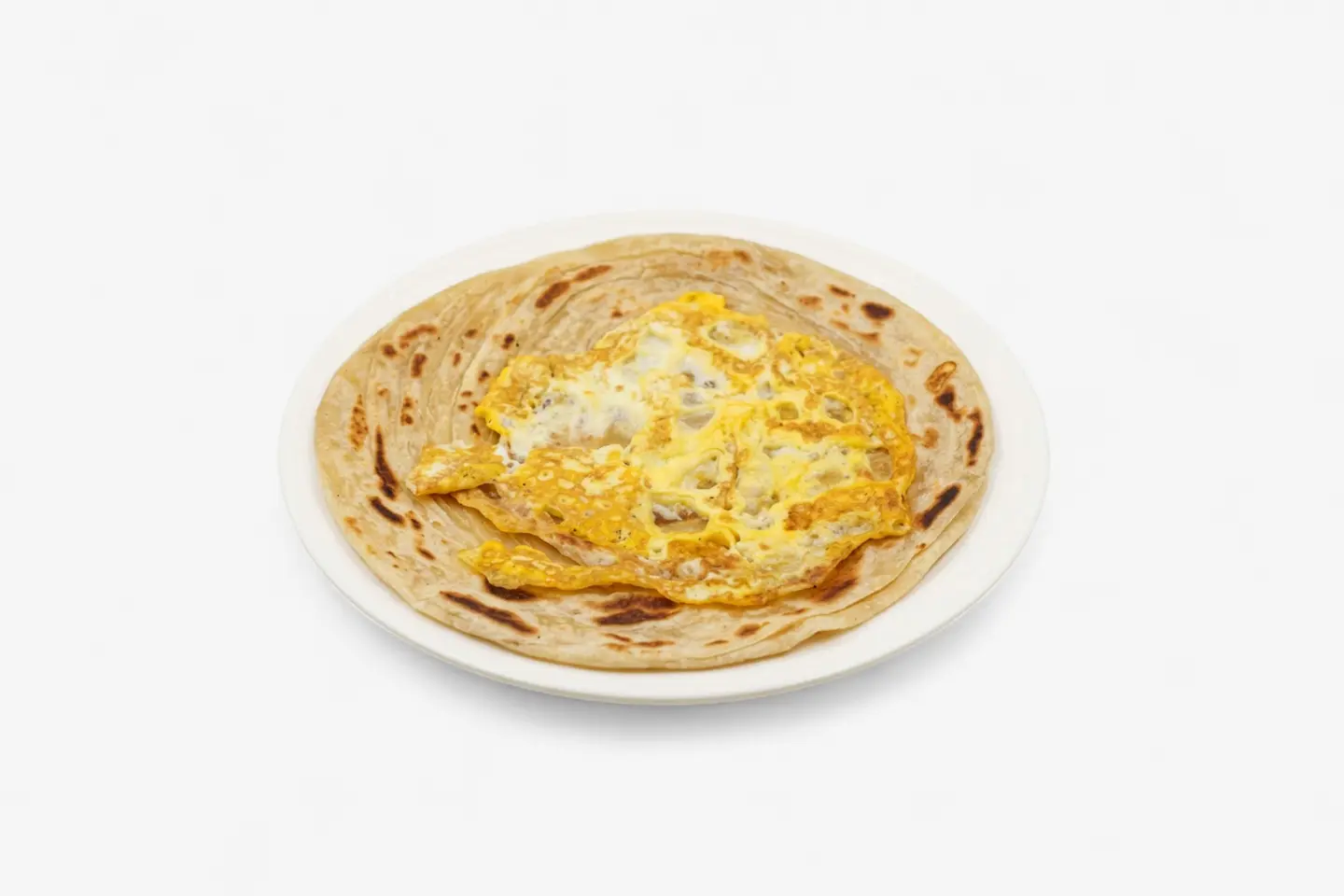 Paratha Bread Fried Eggs