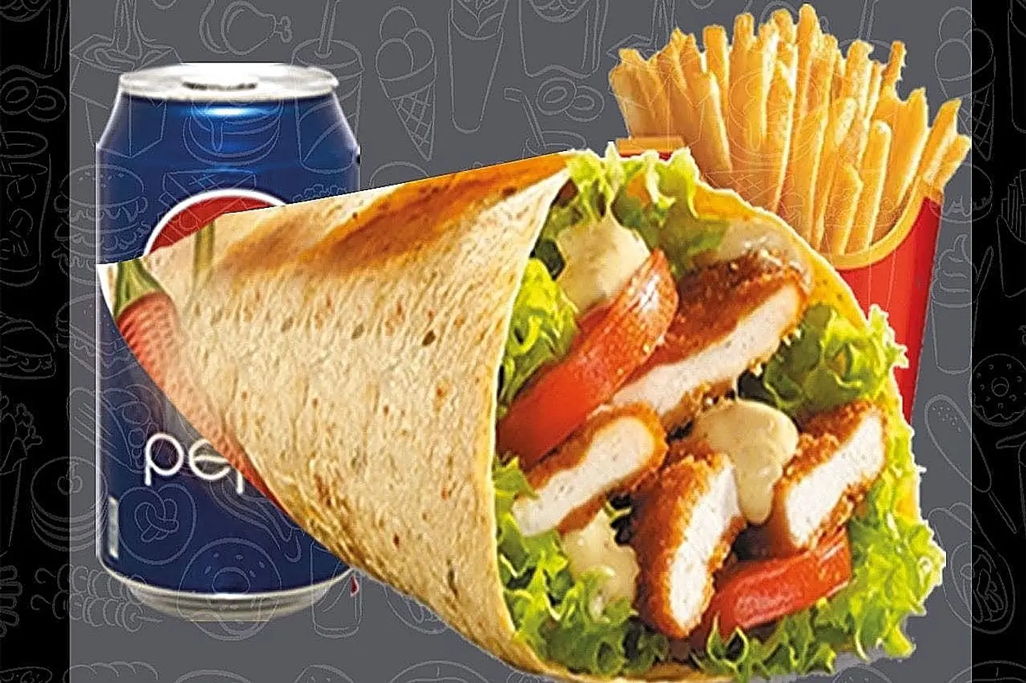 وجبة سندويش تورتيلا