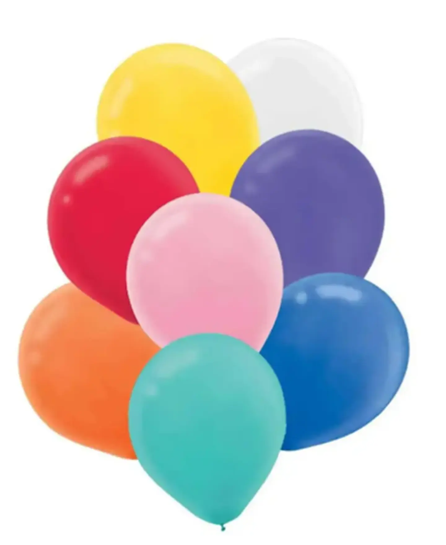بالون هيليوم سادة الوان