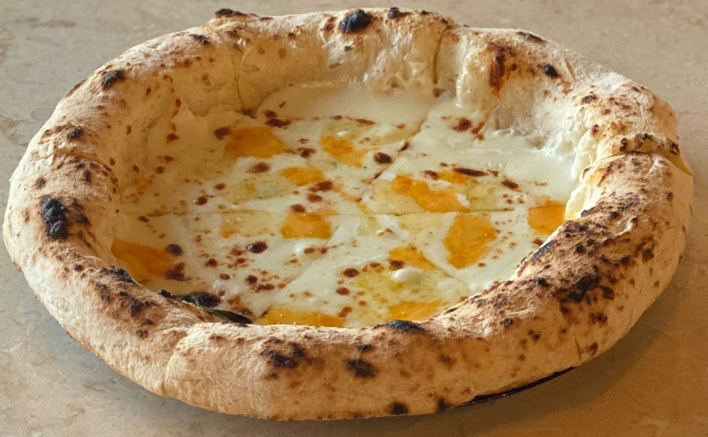 Four Cheese Pizza - Four Cheese Pizza