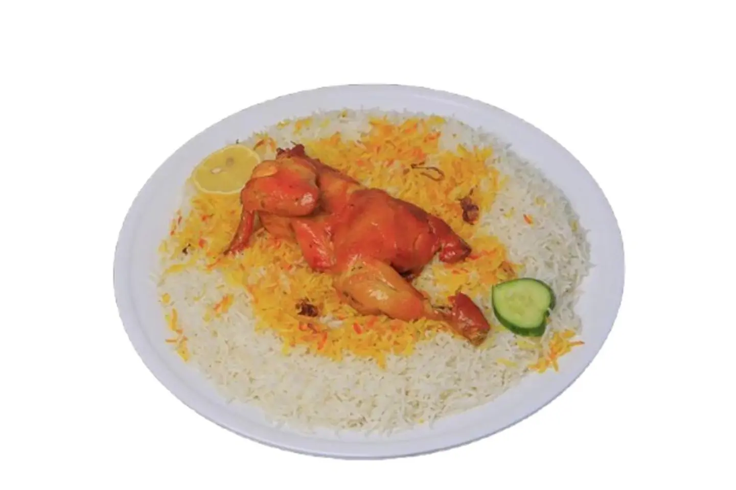 مندي دجاج نصف حبة