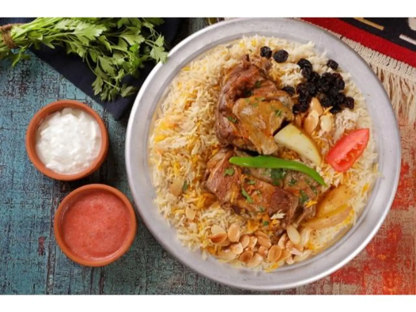 For One Person Meat Mandi