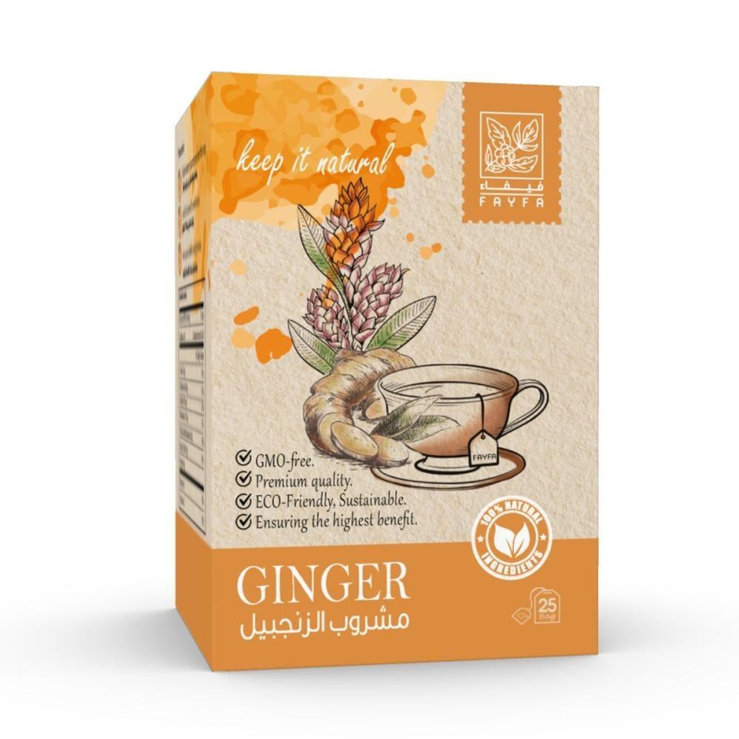 Faifa Ginger Drink, 25 Bags