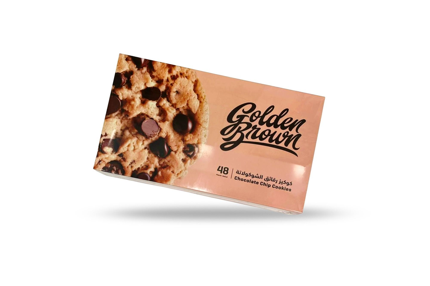 علبة جولدن براون كوكيز رقائق شيكولات