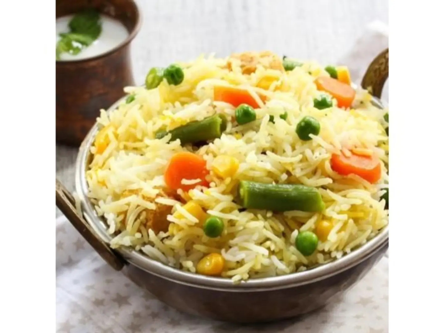 Vegetable Egg Biryani