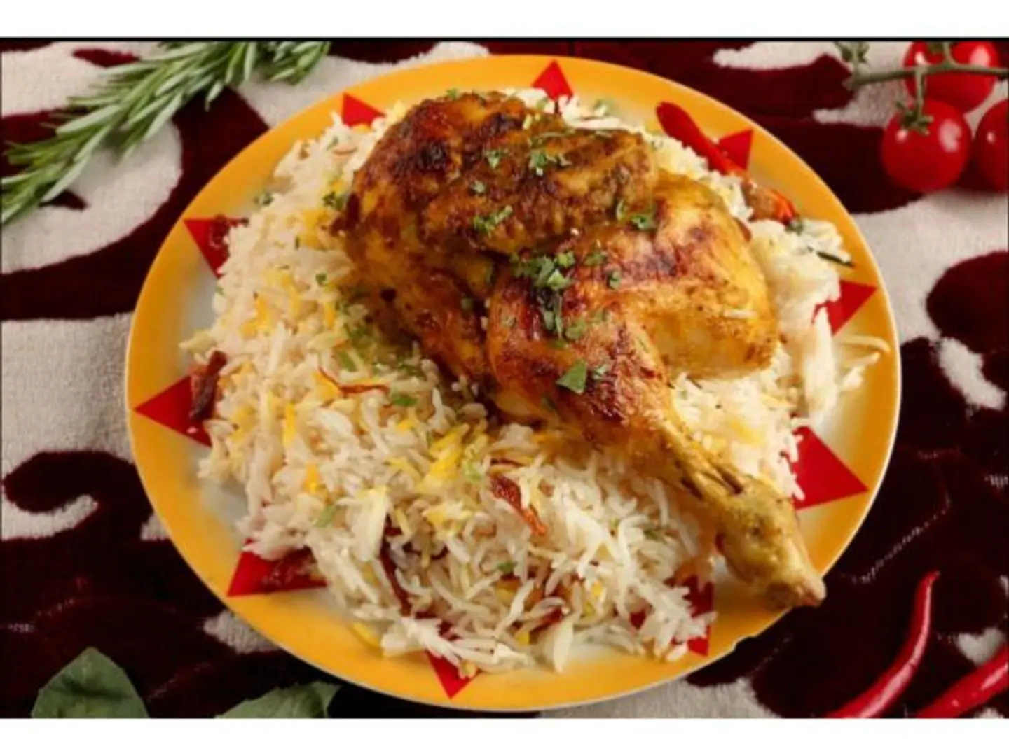 Work Meal Half Grilled Chicken, Salad, Mixed Jareesh & Qursan & Saleeg, And Pepsi