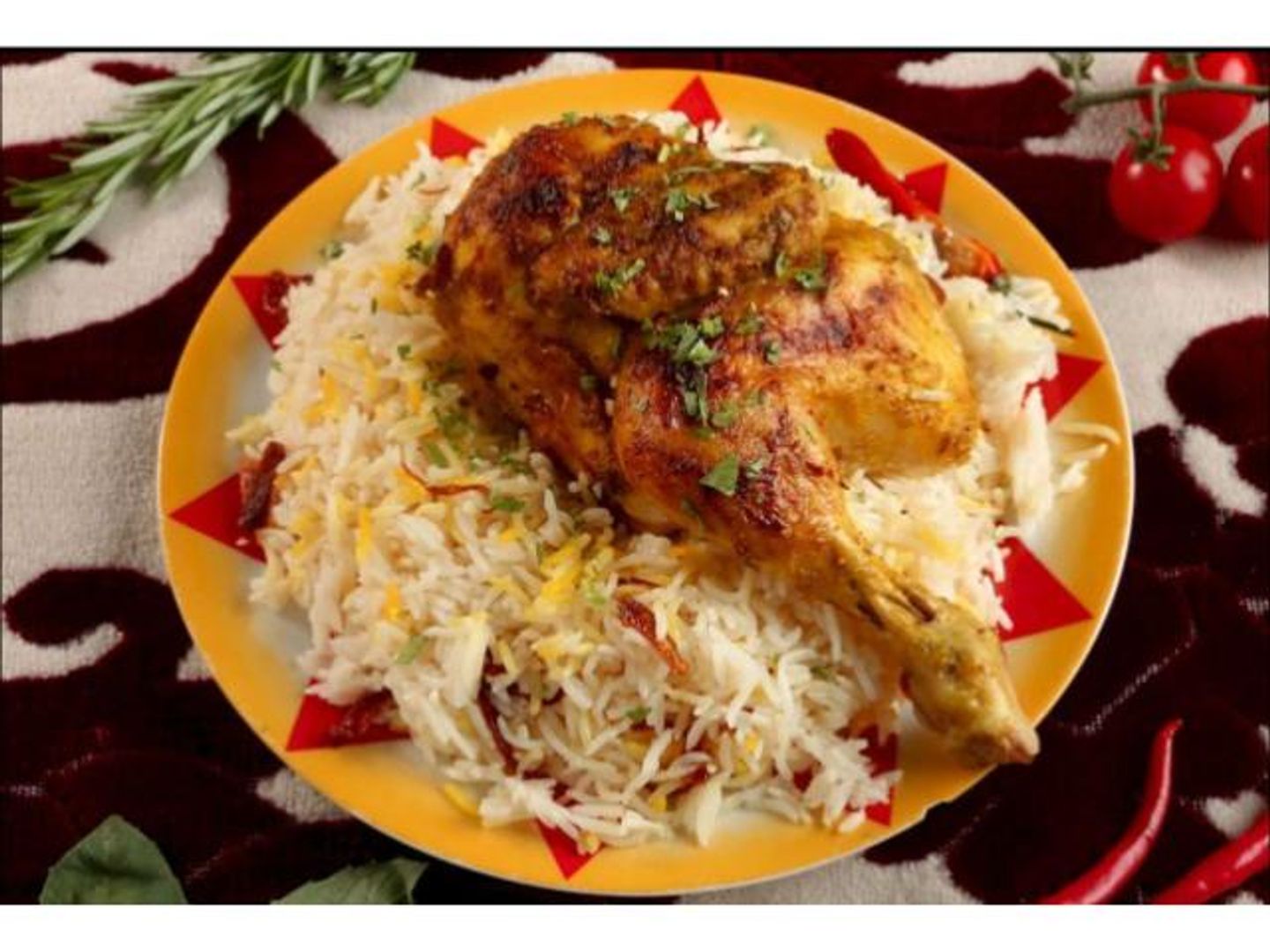 Work Meal Half Grilled Chicken, Salad, Mixed Jareesh & Qursan & Saleeg, And Pepsi