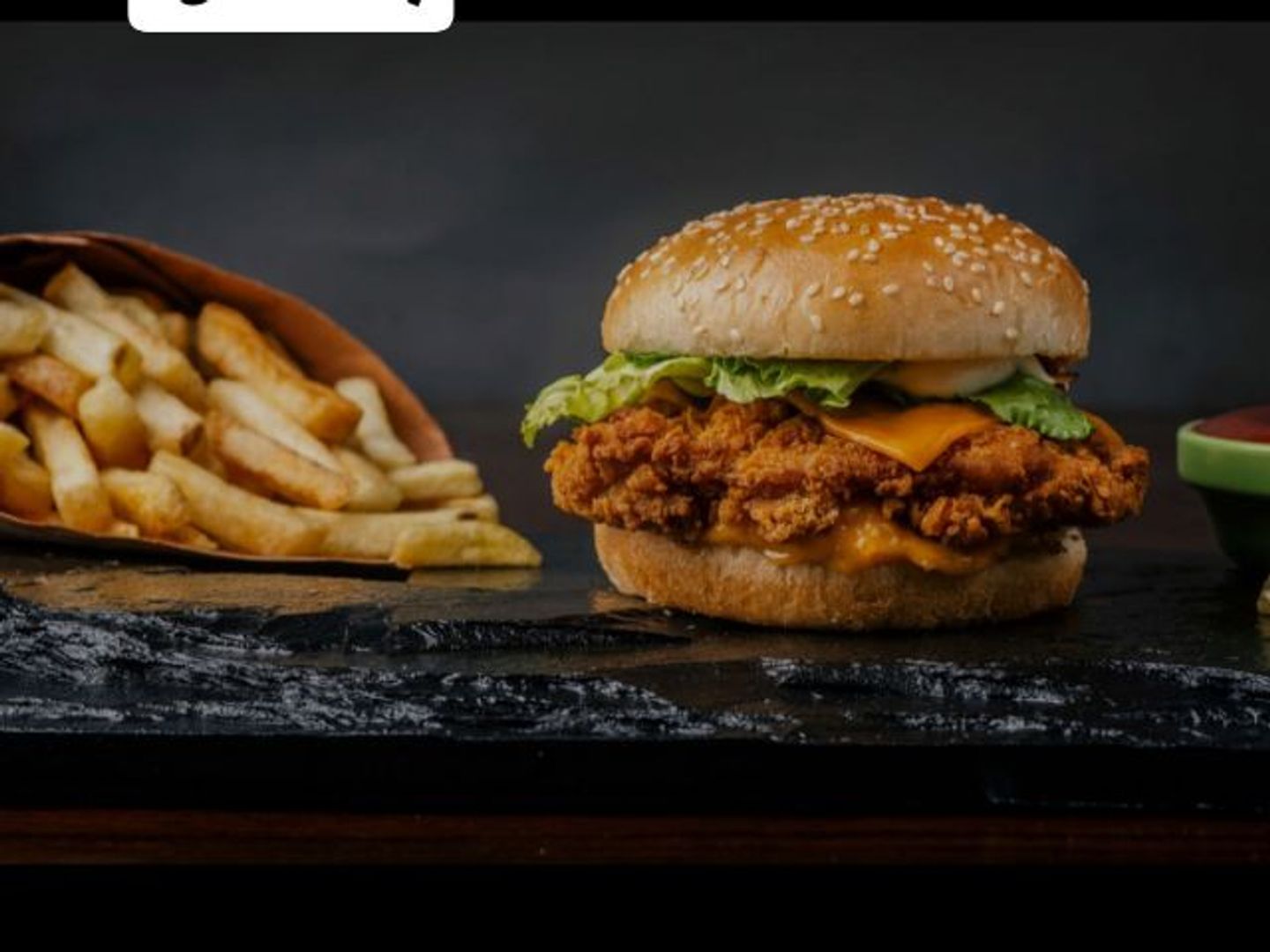 Honey Mustard Chicken Burger