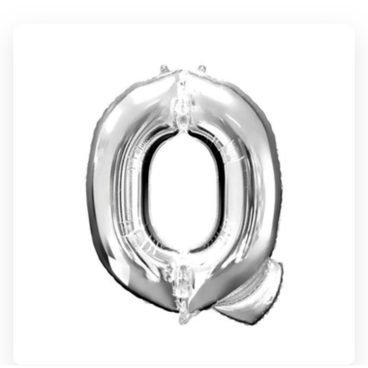 Letter Q Silver