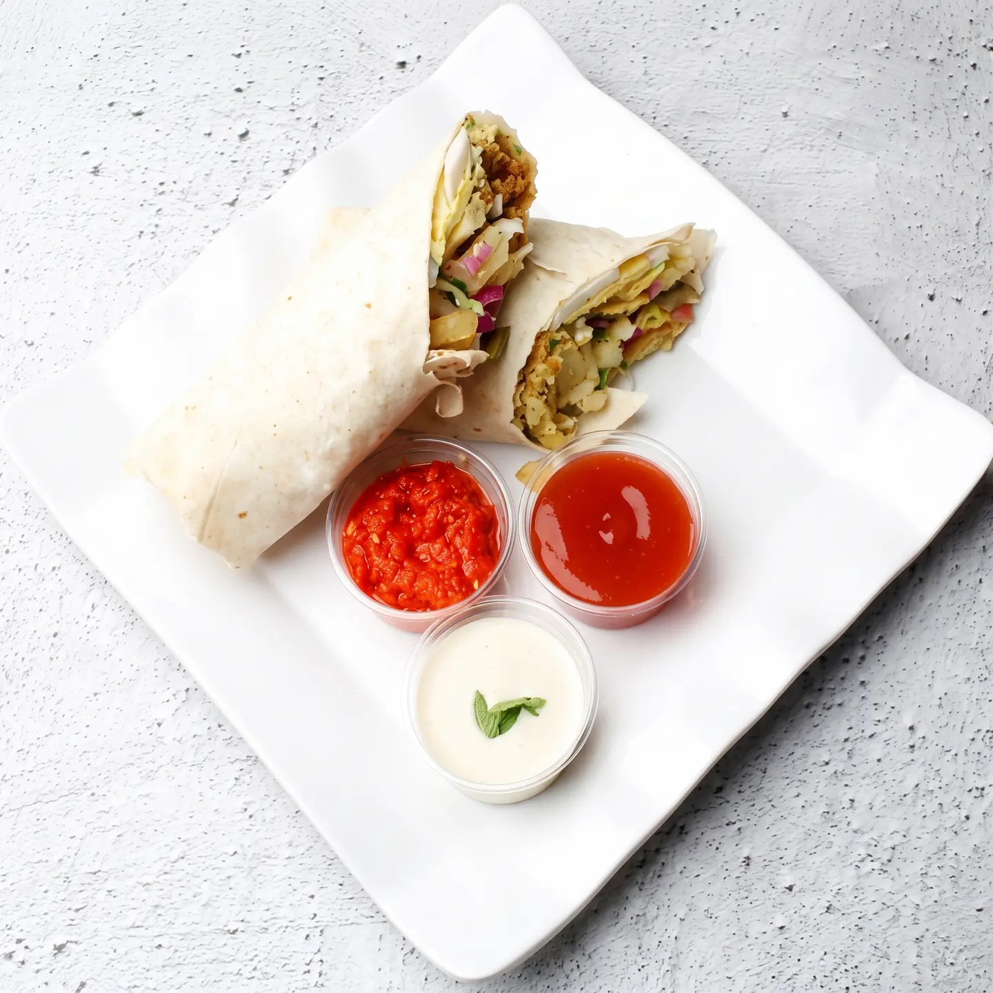 Falafel Hummus Sandwich