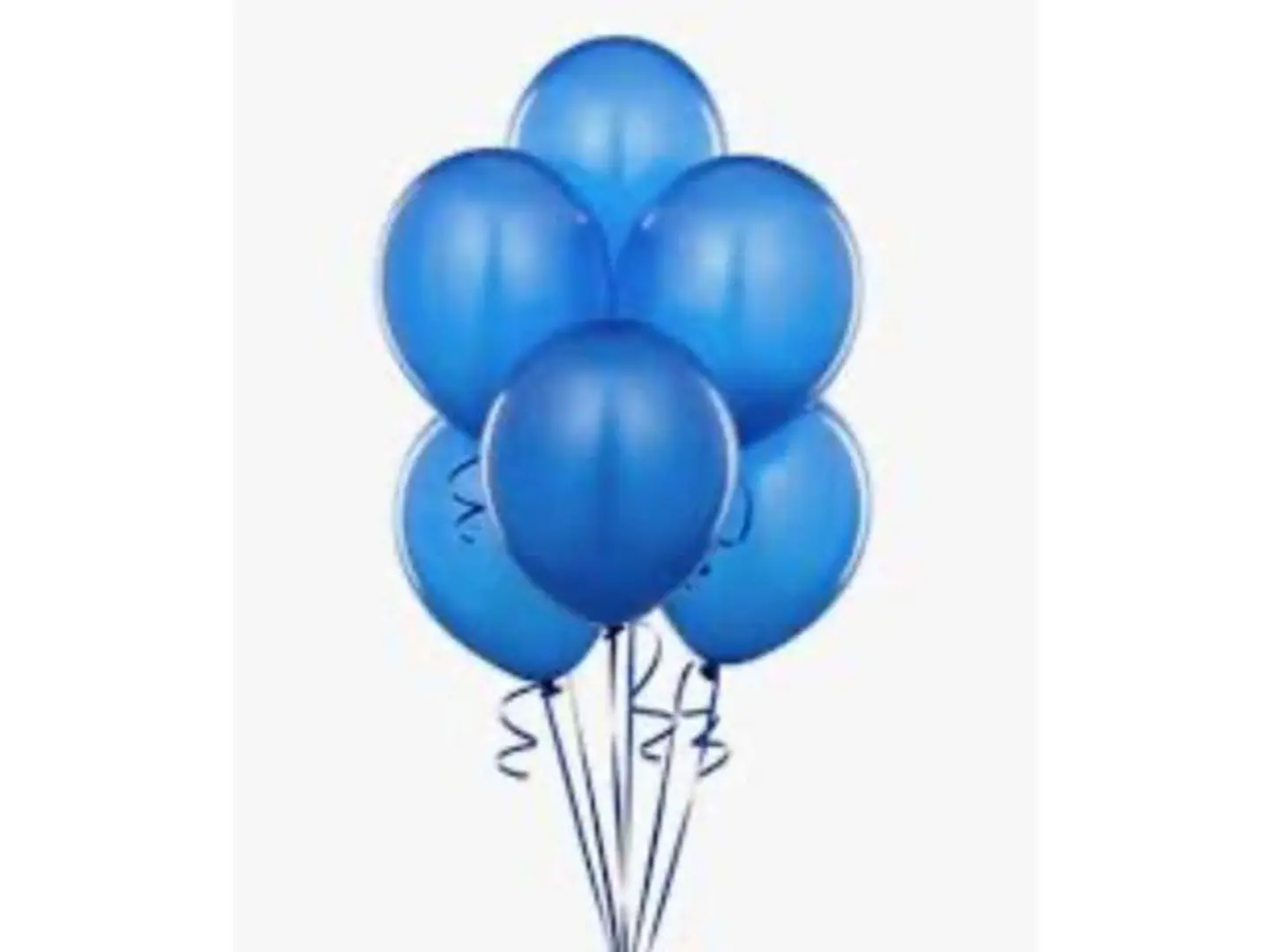 بالونات زرقاء