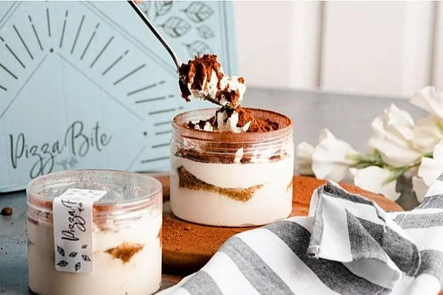 Tiramisu Pizza Bite