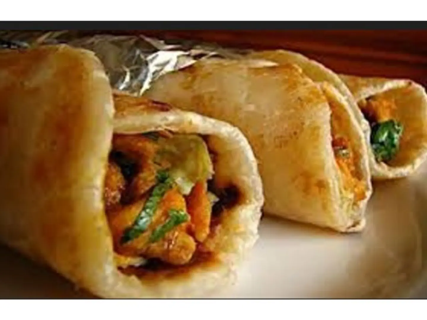Seekh Kebab Roll With Garlic