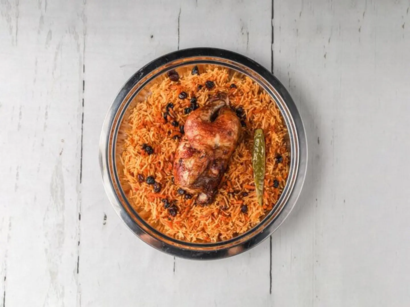نص حبه شواية على الحطب مع رز بخاري