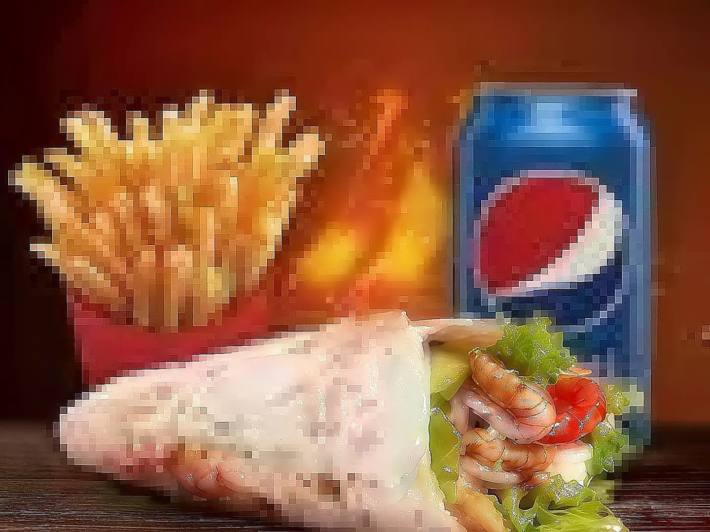 Shrimp Sandwich Meal