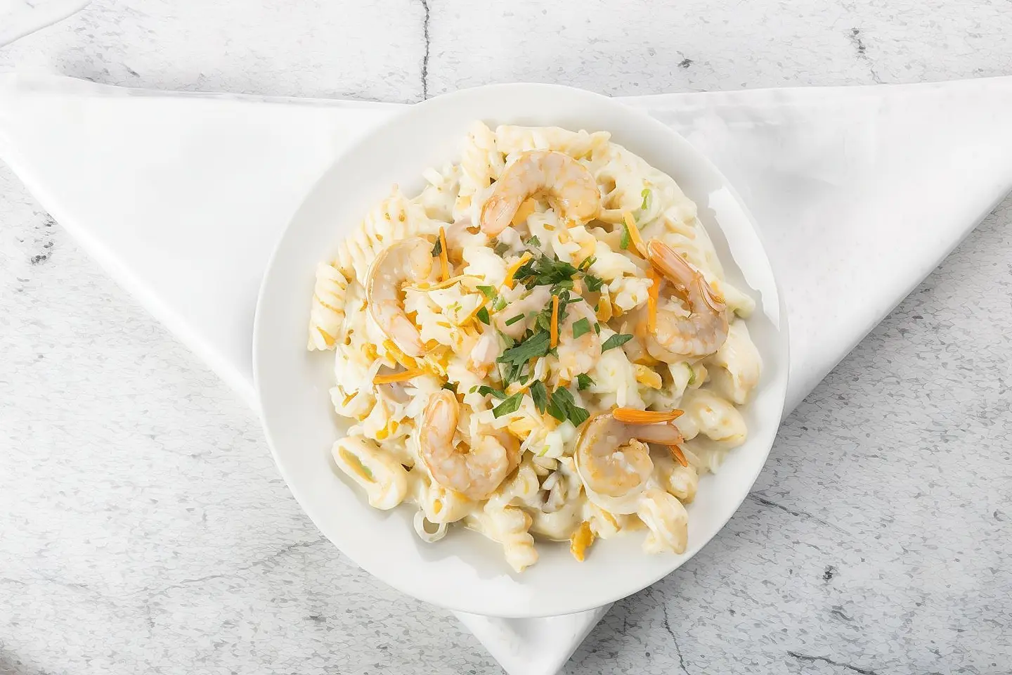 Alfredo Shrimp White Sauce