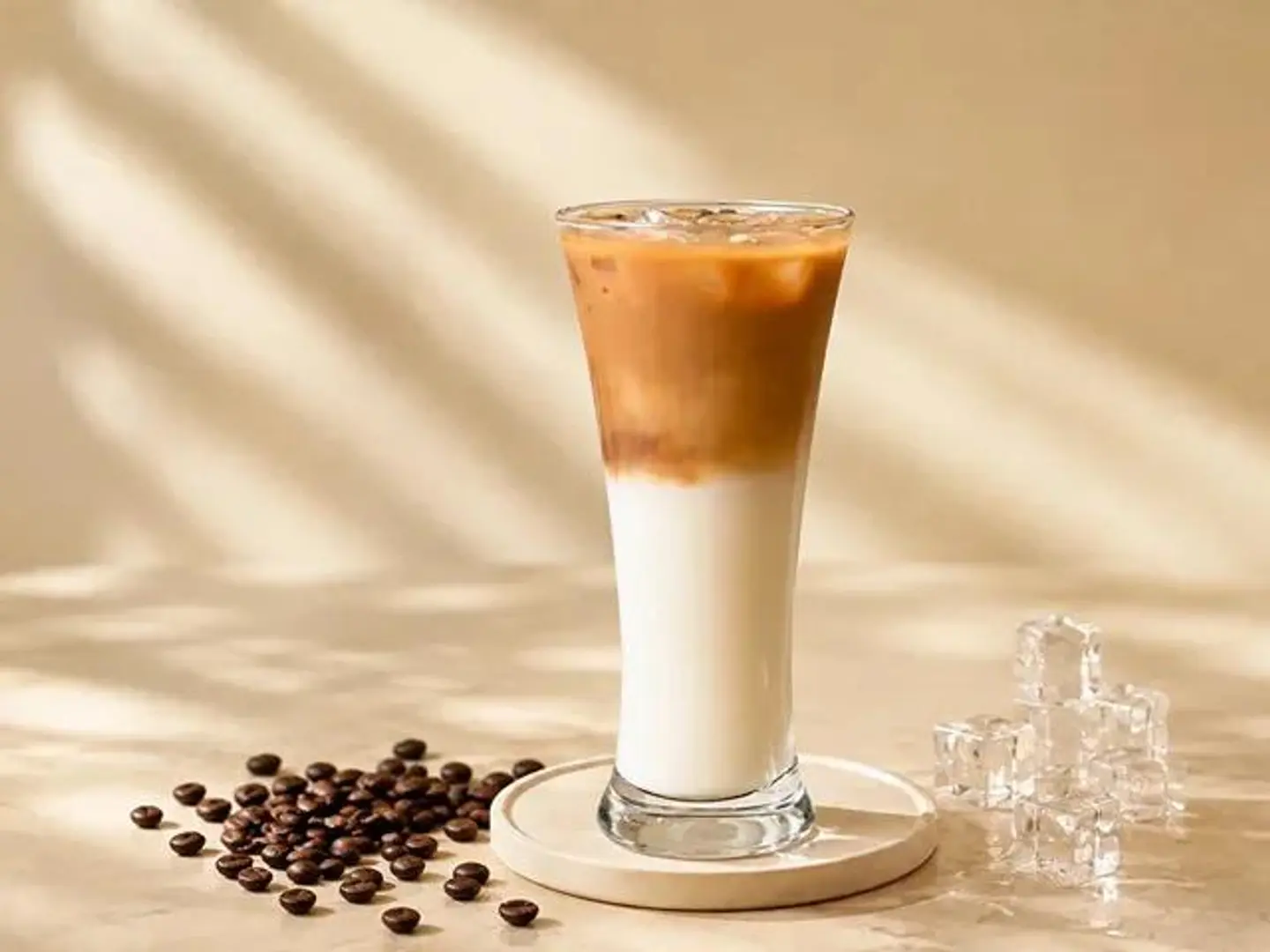 قهوة ايس سبانش لاتيه