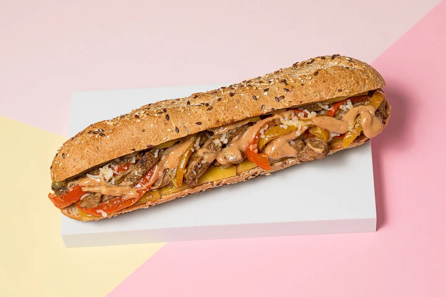 Cheesy Steak Sandwich