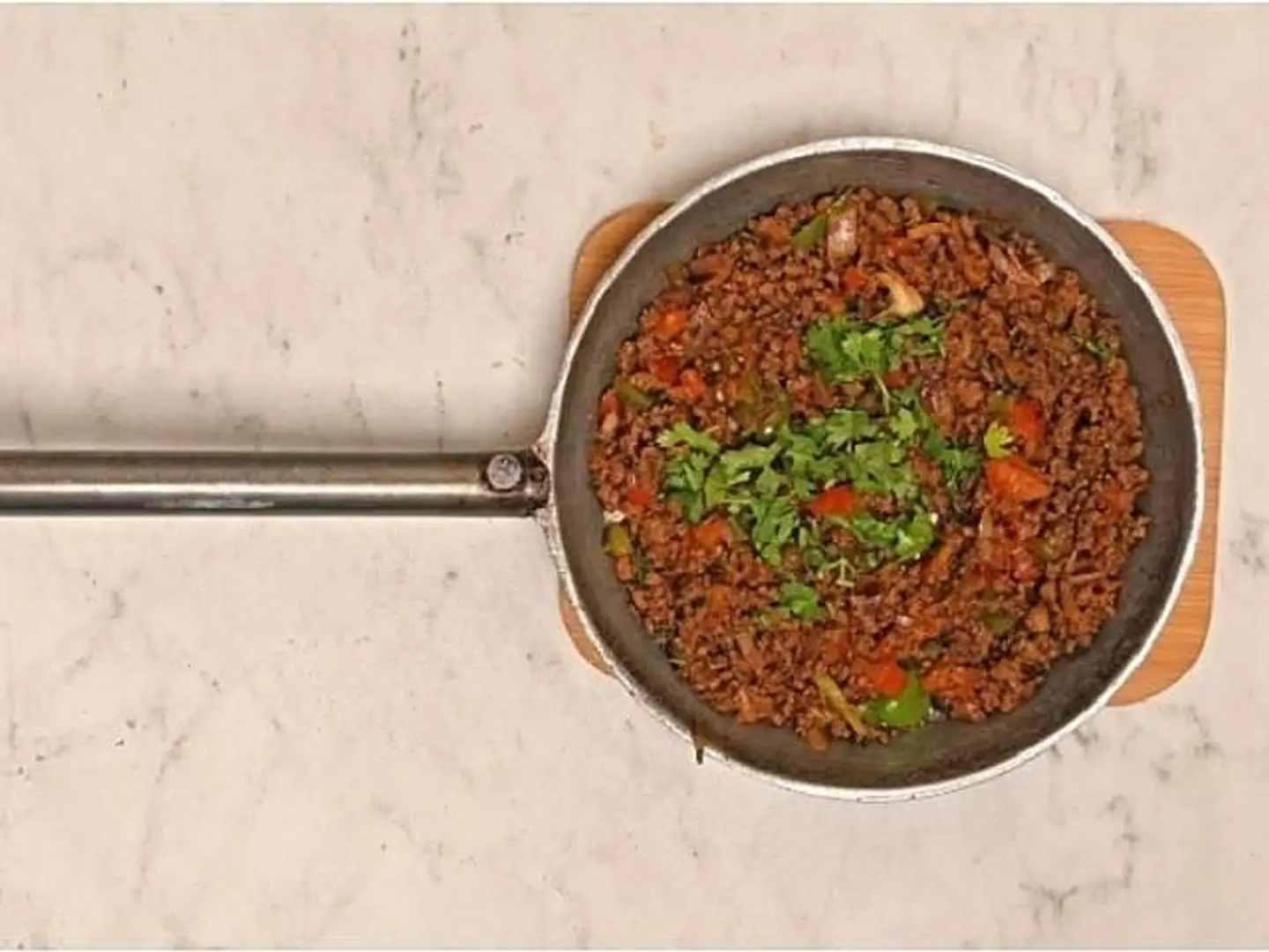 Ground Beef With Hummus Plate
