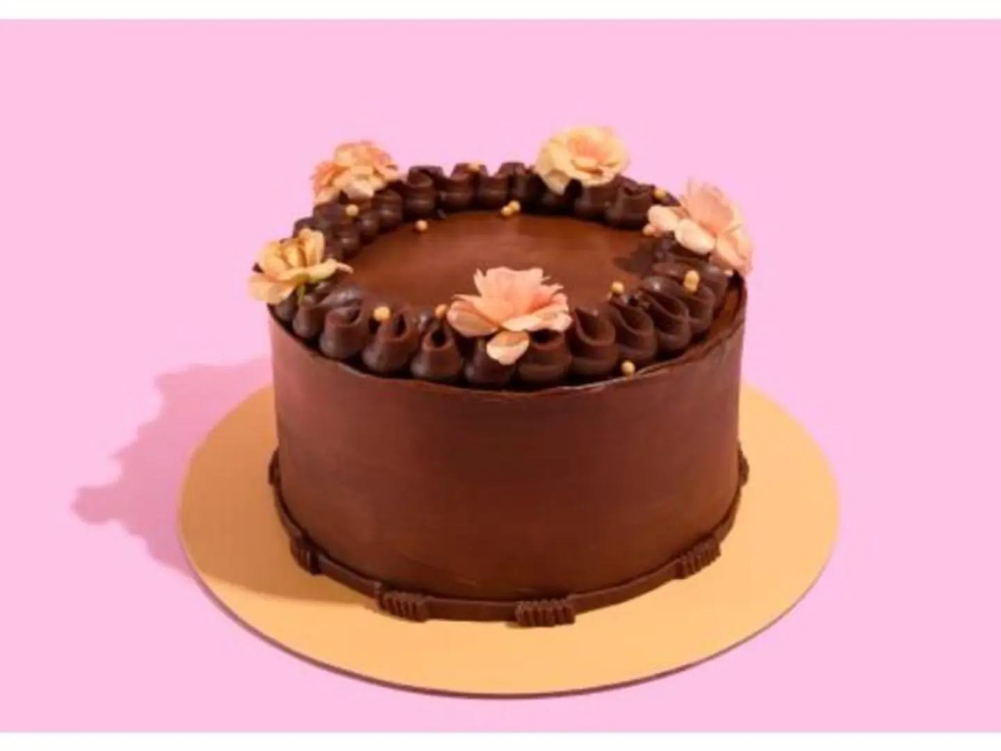 Large Caramel Chocolate Cake