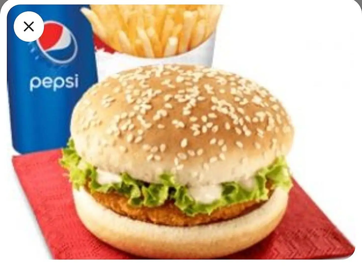 Chicken Burger Meal