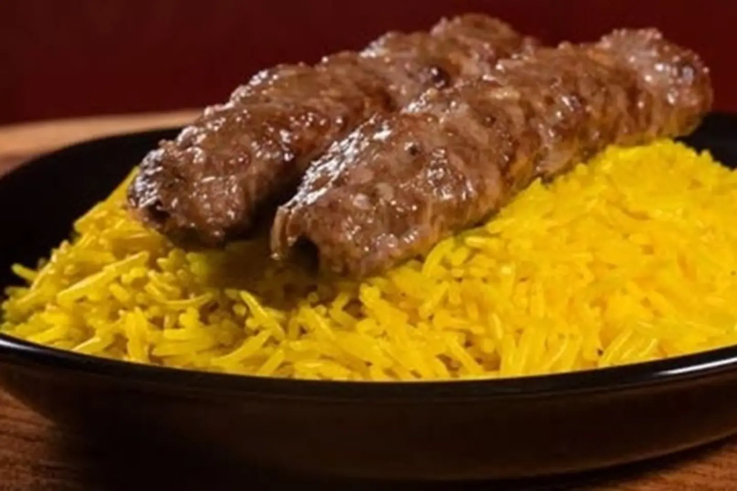 وجبة كفتة مشوي مع الارز