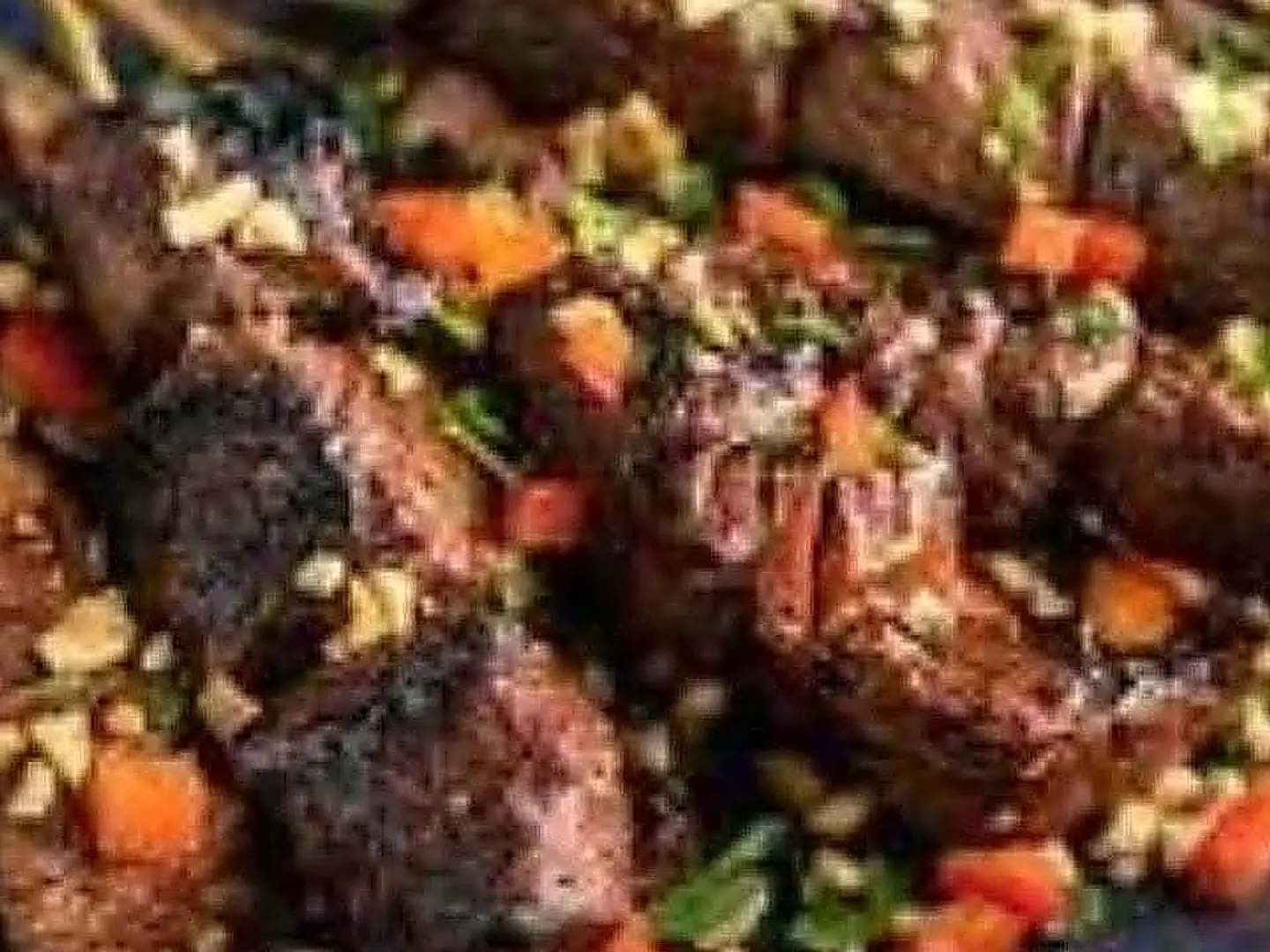 أسياخ لحم البقر المشوية