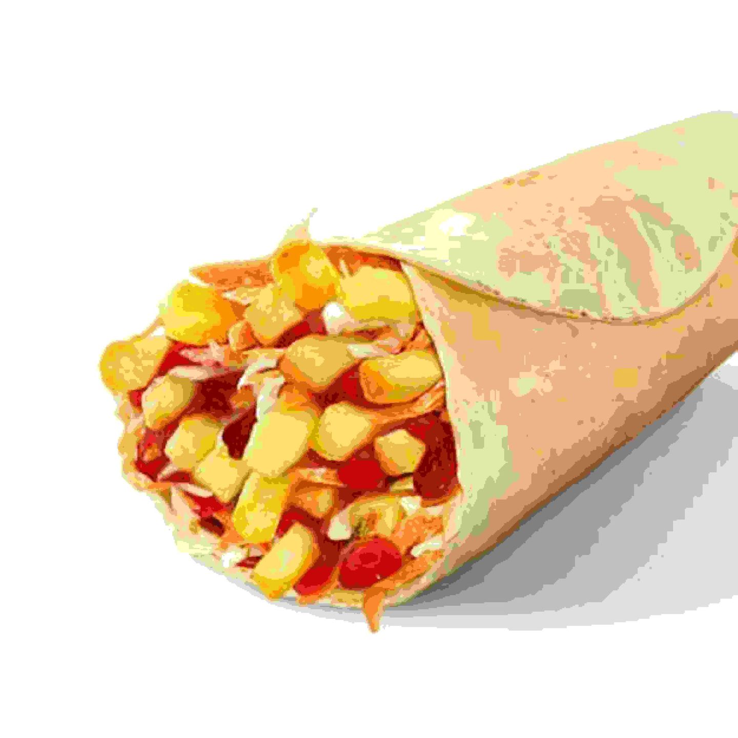ساندوتش بطاطس أصابع - خبز مصري