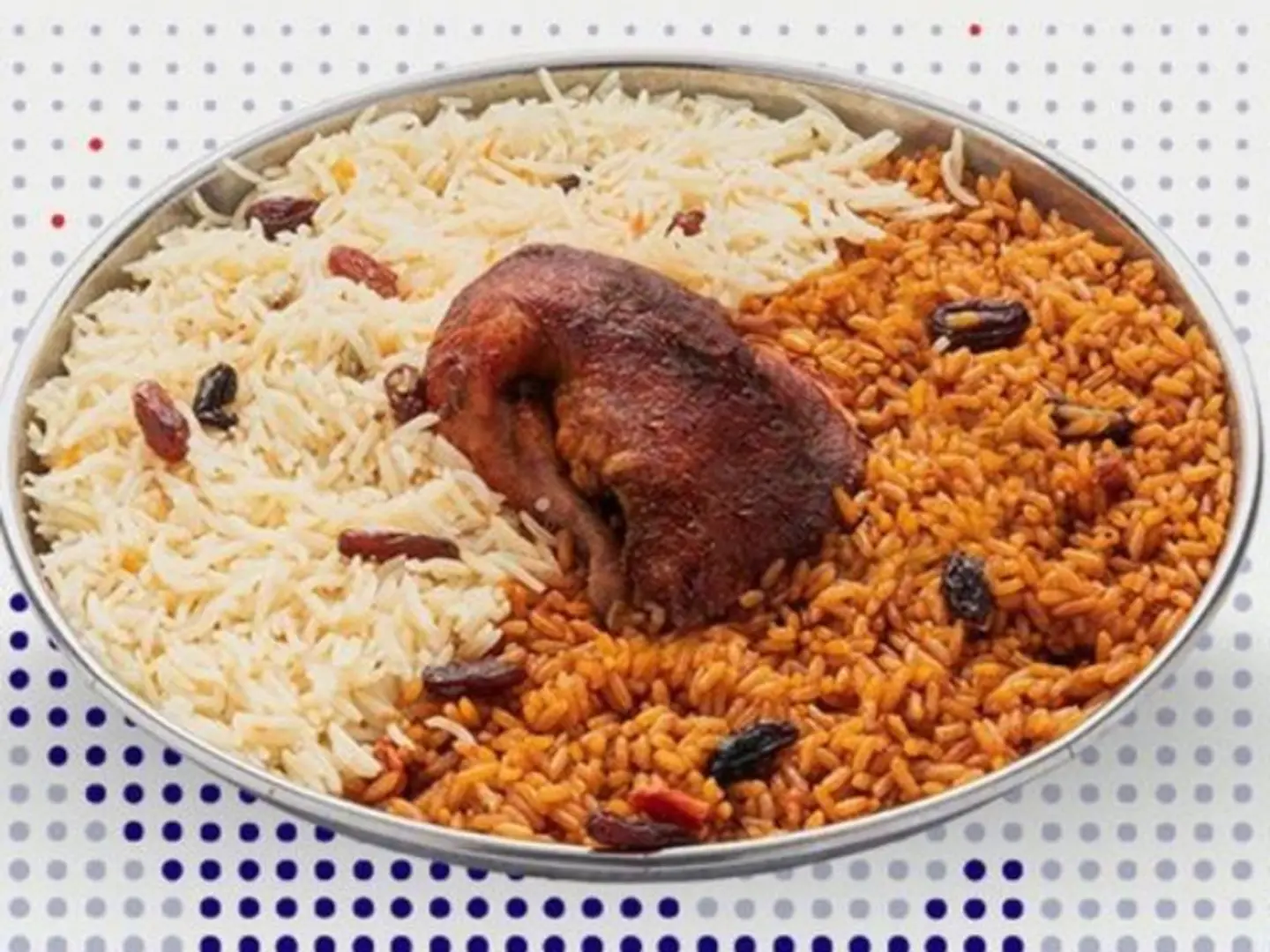 ربع دجاج شوايه مع الرز