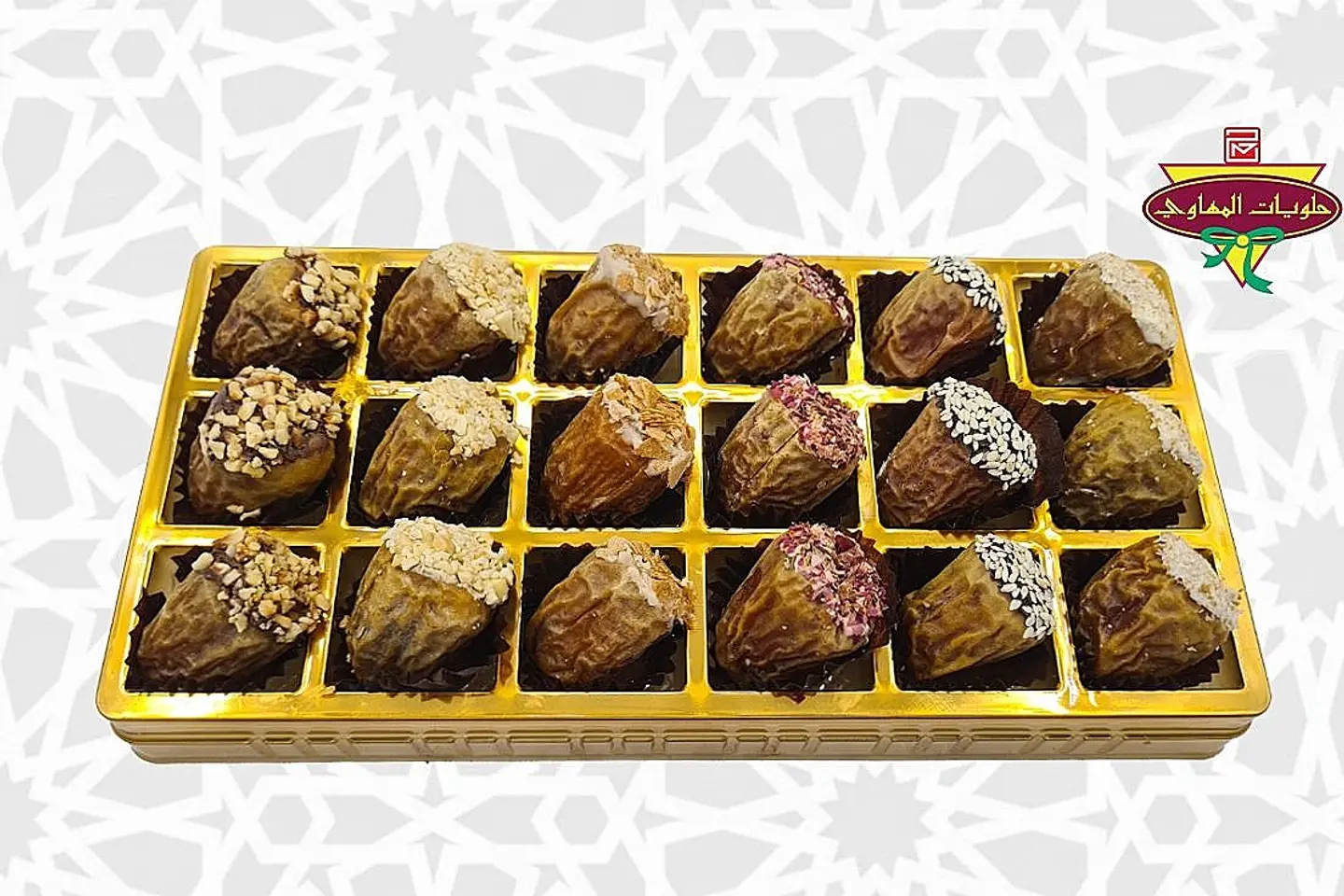 تمر محشي ميكس 1 عبوة كبيرة