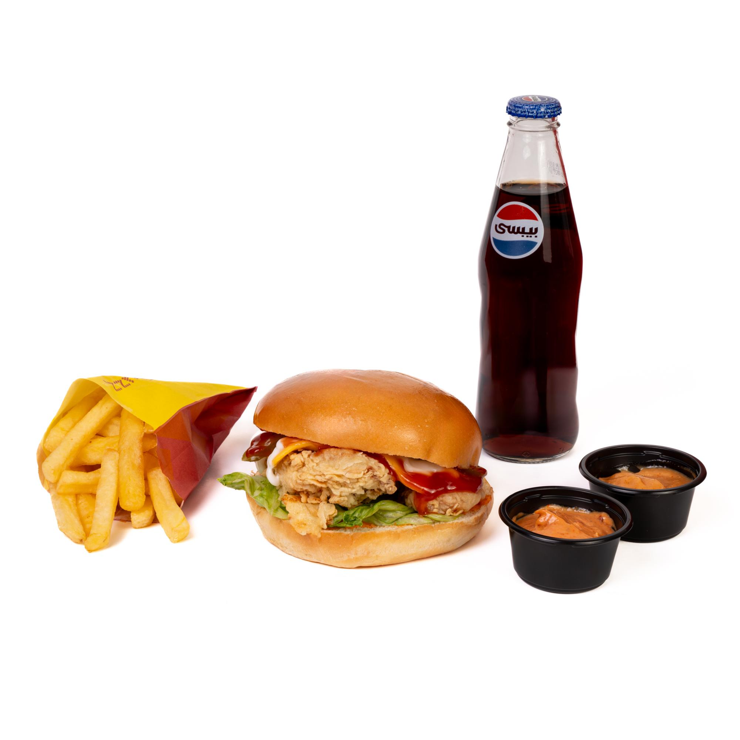 كريسبي برجر وجبة