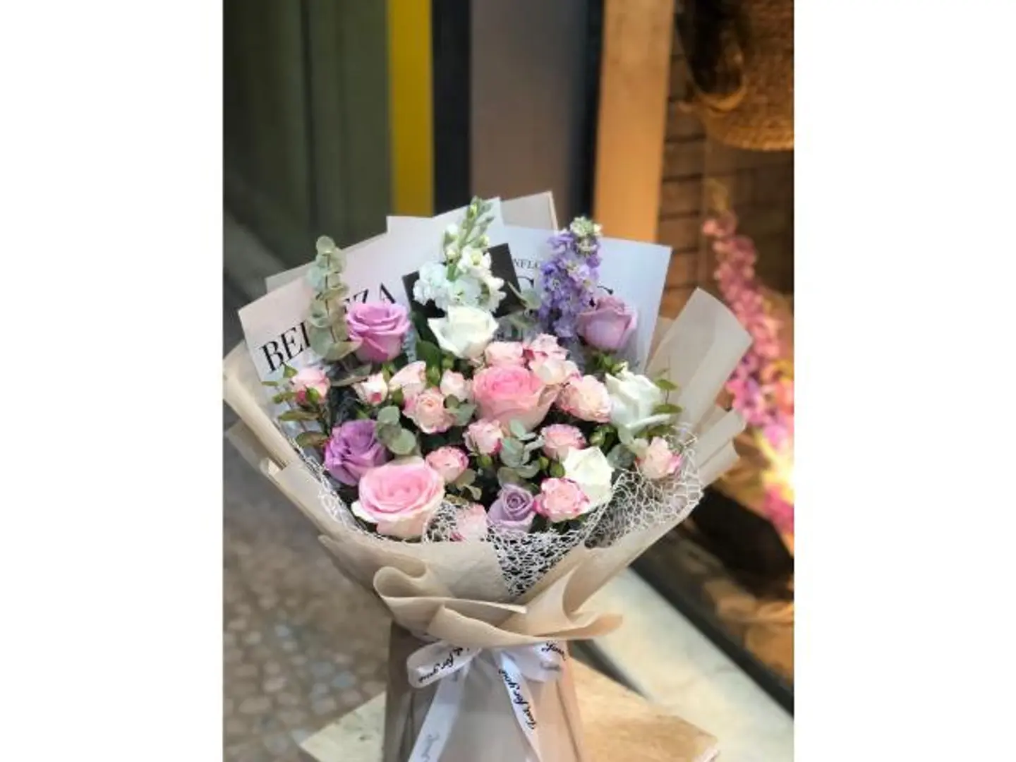 Bouquet Of Colored Roses