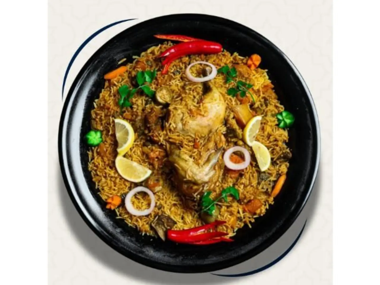 Half Chicken Maqluba