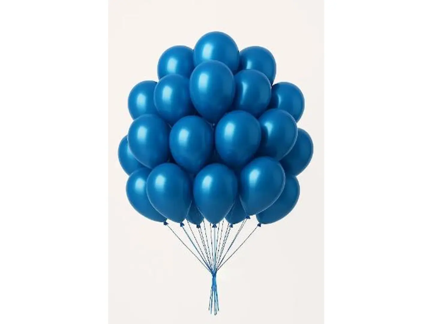 بالونات زرقاء