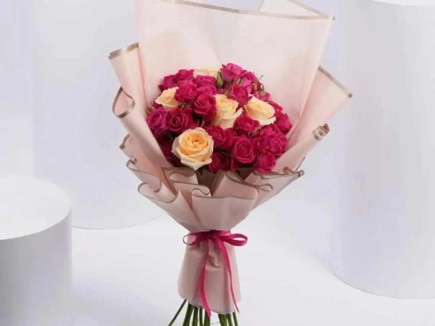 باقة الورد الرومانسية