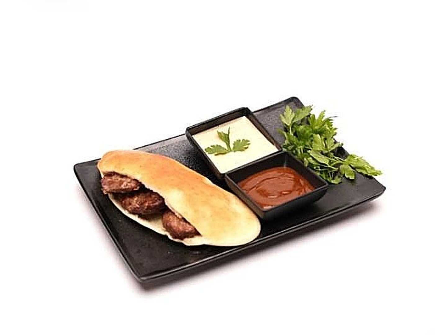 Beef Basbousa Sandwich