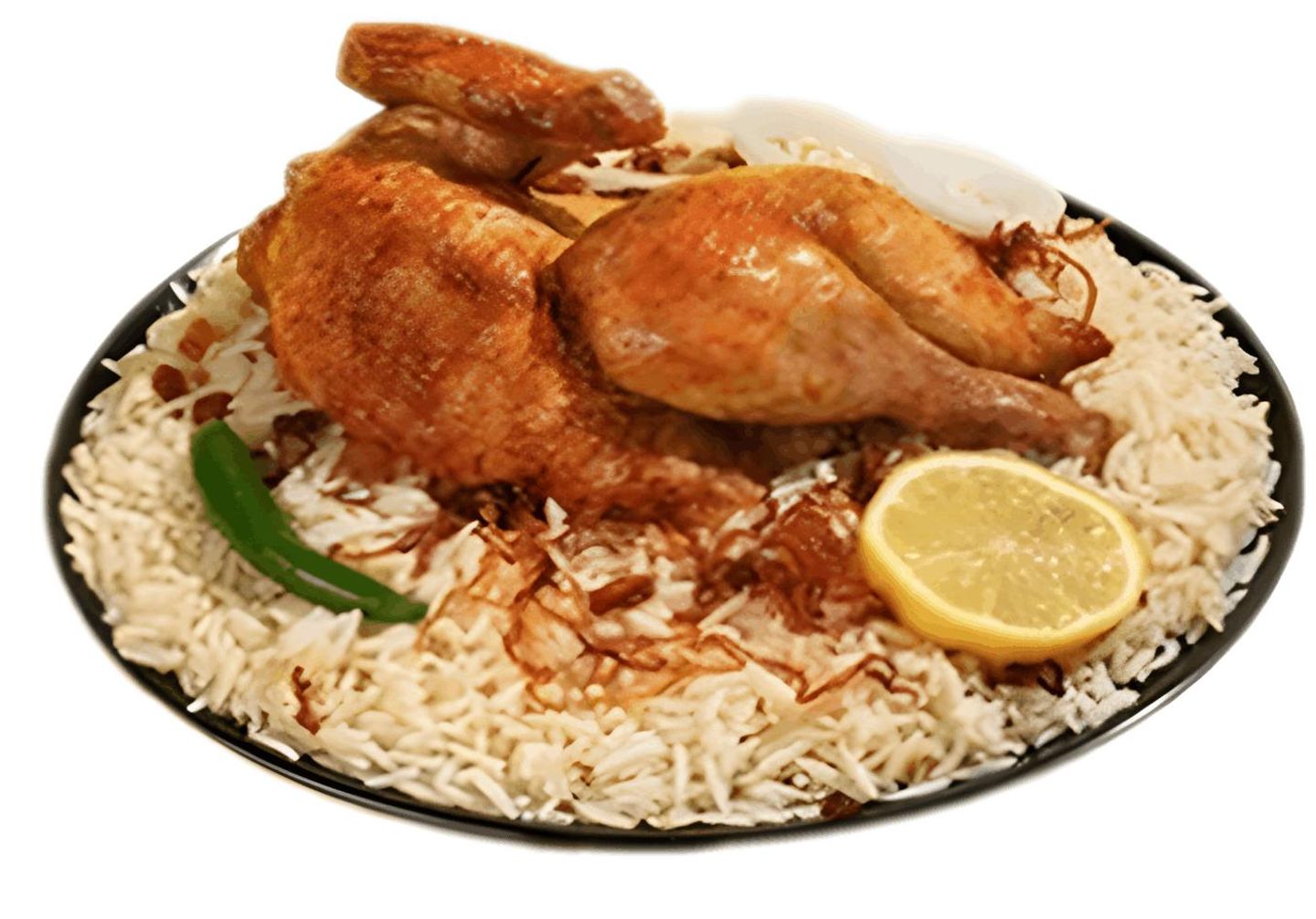 نص دجاج شواية